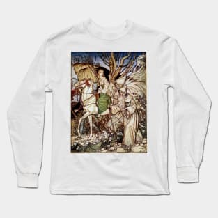 Undine and Kuleborn - Arthur Rackham Long Sleeve T-Shirt